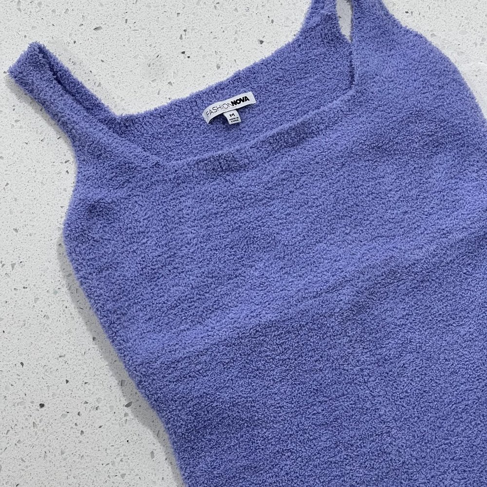 Fuzzy Purple Onesie